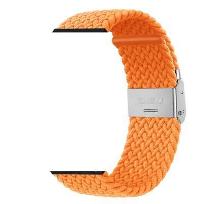 CZKE for Garmin Quickfit Watch Band 26mm Braided Nylon WatchBands (Color : Orange, Size : Quickfit 22mm)