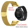 CZKE 20mm 22mm Magnetic WatchBands for Garmin Quickfit Watch Band (Color : Black, Size : 26mm Fenix 6X 6XPro) view 2