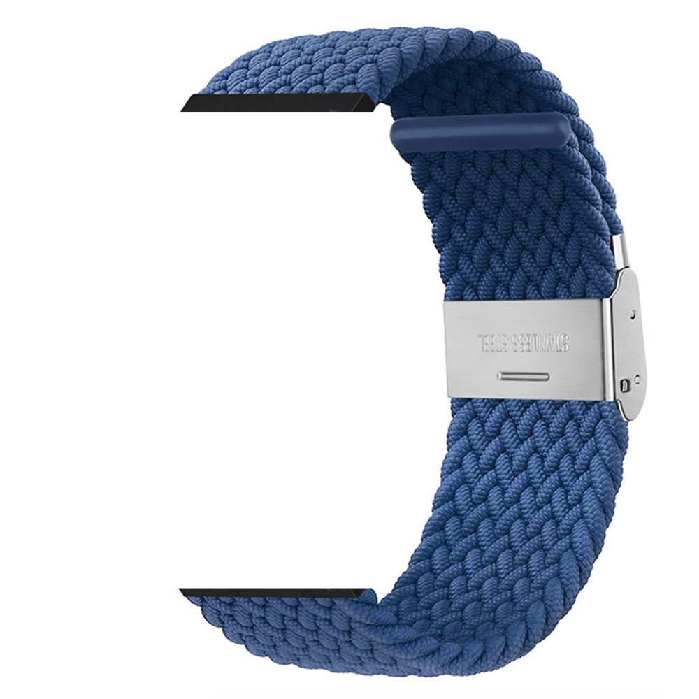 CZKE for Garmin Quickfit Watch Band 26mm Braided Nylon WatchBands (Color : Blue, Size : Quickfit 22mm)