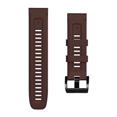 CZKE for Garmin Watch Band 22 26mm Quickfit Watch Bands (Color : Brown, Size : Width 22MM)