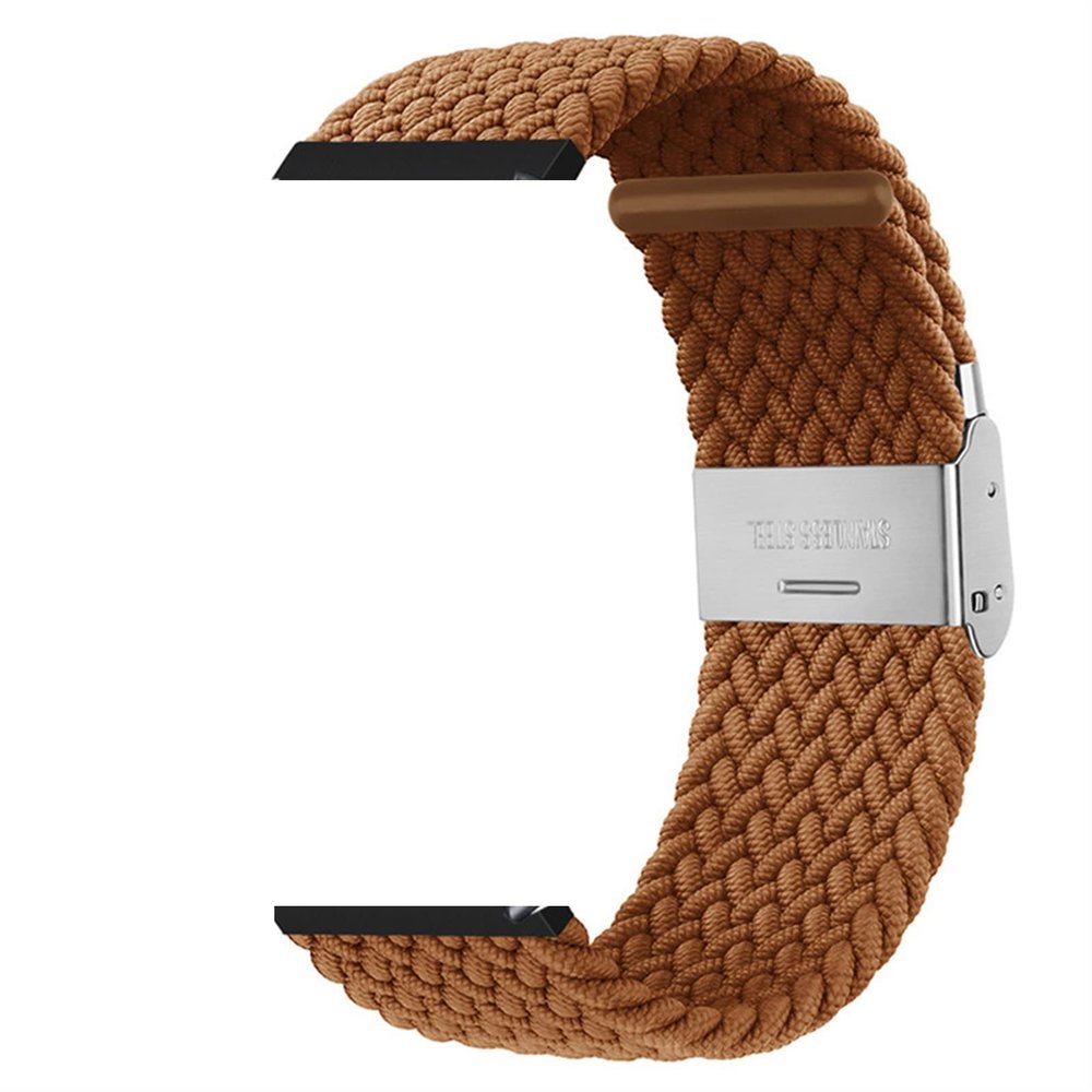 CZKE for Garmin Quickfit Watch Band 26mm Braided Nylon WatchBands (Color : Brown, Size : Quickfit 26mm)
