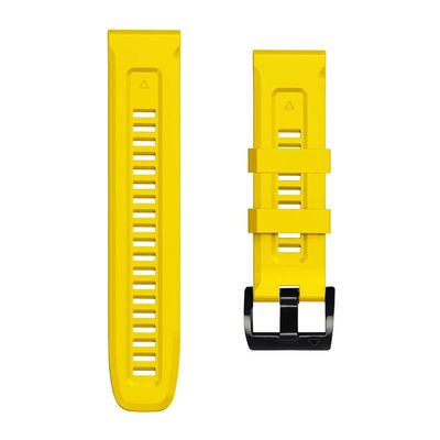 CZKE for Garmin Watch Band 22 26mm Quickfit Watch Bands (Color : Yellow, Size : Width 26MM)