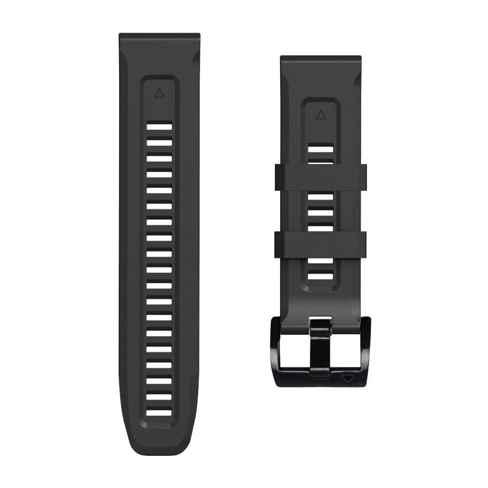 CZKE for Garmin Watch Band 22 26mm Quickfit Watch Bands (Color : Black, Size : Width 22MM)