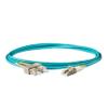 SpeedyFiberTX - 6-Pack 9 Meter Multimode OM3 Duplex SC to LC Fiber Patch Cable, Corning OM3 ClearCurve 50/125 Optical Fiber, LSZH Cable Jacket view 2