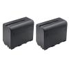 Kastar NP-F960 / NP-F970 Battery 2-Pack Replacement for Portkeys PT5 II Touchscreen Camera Field Monitor, BM5WR 5.5" HDMI Touchscreen Monitor, PT5 II 5" 4K HDMI Touchscreen Monitor view 1