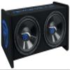 Rockville RV1212P Dual 12" 1200W Car Audio Subwoofers in Vented Enclosure, 4-Ohm, Clean Punchy Bass, 600W RMS Music Rating, Durable MDF Build, for Car Audio Systems view 1