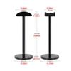 TOMYEUS Headphone Stand Headphone Holder Desktop Headphone Rack Game Table Accessories Multi-function Headset Stand Acrylic Headphone Holder (black) Headset Holder view 2