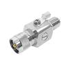 UHF Coaxial Square Lightning Arrestor PL-259 Lightning Surge Protector PL259 Socket (UHF Male) to SO239 Socket (UHF Female) Bulkhead DC-3GHZ for CB Radio, HAM Radio Gear, 2-Way Base Stations view 1