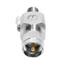 UHF Coaxial Square Lightning Arrestor PL-259 Lightning Surge Protector PL259 Socket (UHF Male) to SO239 Socket (UHF Female) Bulkhead DC-3GHZ for CB Radio, HAM Radio Gear, 2-Way Base Stations view 4