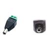 (10 x Male) 12V DC Power Connector 5.5mm x 2.1mm 24V Power Jack Socket for Led Strip CCTV Security Camera Cable Wire Ends 10Pcs Plug Barrel Adapter (Male) view 3