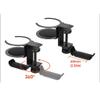 TOMYEUS Headphone Stand Headset Stand Desktop Lock Hook Headphone Holder Multifunctional Headphone Rack Cup Holder Rotatable Headphone Hanger Headset Holder (Color : Black) view 3