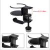 TOMYEUS Headphone Stand Headset Stand Desktop Lock Hook Headphone Holder Multifunctional Headphone Rack Cup Holder Rotatable Headphone Hanger Headset Holder (Color : Black) view 4