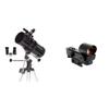 Celestron - PowerSeeker 127EQ Telescope - Manual German Equatorial Telescope for Beginners - Compact and Portable - Bonus Astronomy Software Package - 127mm Aperture & Finderscope view 1