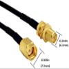 33ft WiFi Antenna Extension Cable RG174 RP-SMA Coaxial Cable Low Loss for Wireless LAN Router Bridge External Antenna Equipment 2 Pack view 3