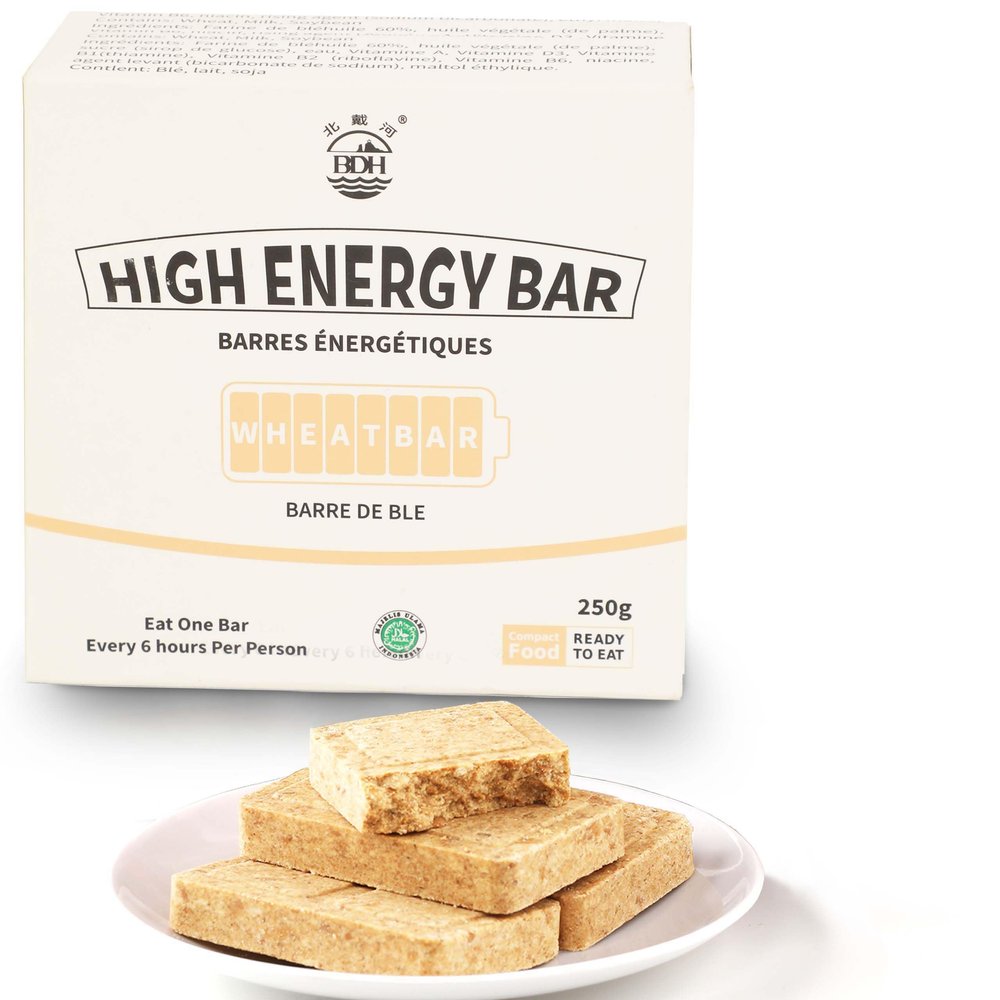 Emergency Food Ration Bars 1 Pack, Original Flavor Survival Tabs Supply for Outdoor Camping Emergency Snowstorm Earthquake Disaster Preparedness Kit with 20 years Long Self Life, 250g/bar
