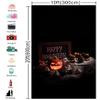10X20ft Horror Pumpkin Trick or Treat Jack Theme Photography Backdrop Happy Halloween Background for Horror Costume Carnival Photo Studio Prop view 3