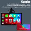 7 12V 24V Audio Receiver Touchscreen Monitor, Dashboard Mounted Car Stereo with Wireless Apple Carautoplay Android Auto Bluetooth 5.0, Mirror Link, Hands Free Calling 8LED Rear View Camera view 2