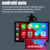 7 12V 24V Audio Receiver Touchscreen Monitor, Dashboard Mounted Car Stereo with Wireless Apple Carautoplay Android Auto Bluetooth 5.0, Mirror Link, Hands Free Calling 8LED Rear View Camera view 3