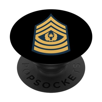 US Army Rank - Command Sergeant Major (E-9) - CSM PopSockets Adhesive PopGrip