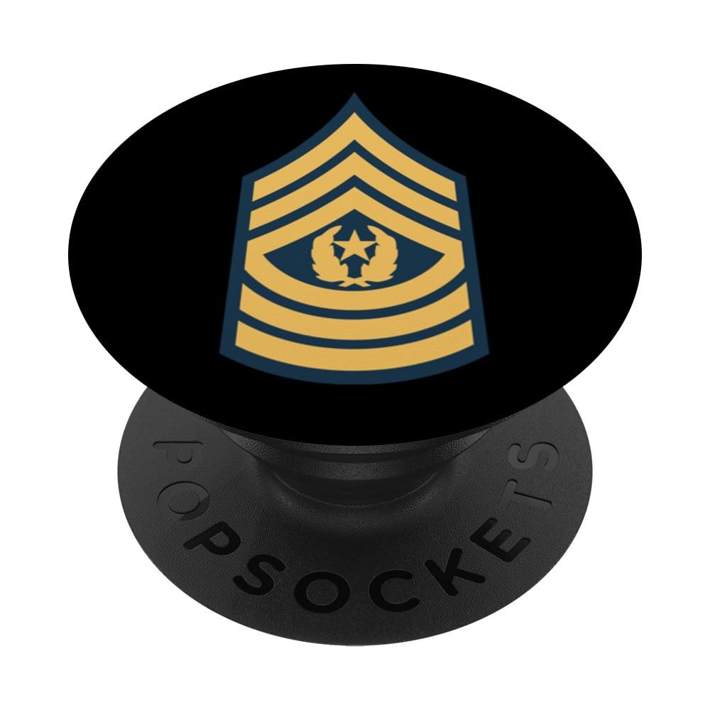 US Army Rank - Command Sergeant Major (E-9) - CSM PopSockets Adhesive PopGrip
