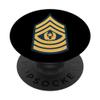 US Army Rank - Command Sergeant Major (E-9) - CSM PopSockets Adhesive PopGrip view 1