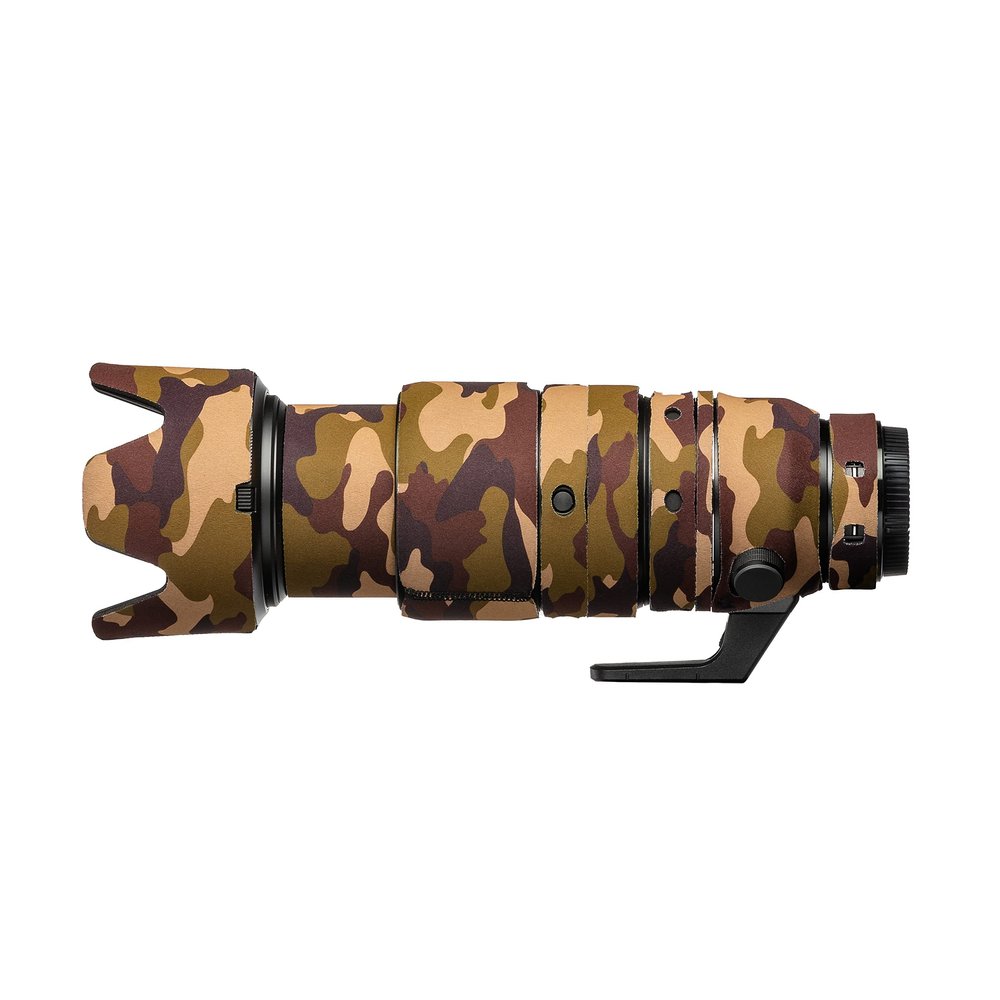 easyCover Neoprene Lens Protection Lens Protection Compatible with Nikon Z 100-400mm f/4.5-5.6 VR S Brown camouflage