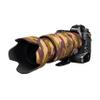 easyCover Neoprene Lens Protection Lens Protection Compatible with Nikon Z 100-400mm f/4.5-5.6 VR S Brown camouflage view 2