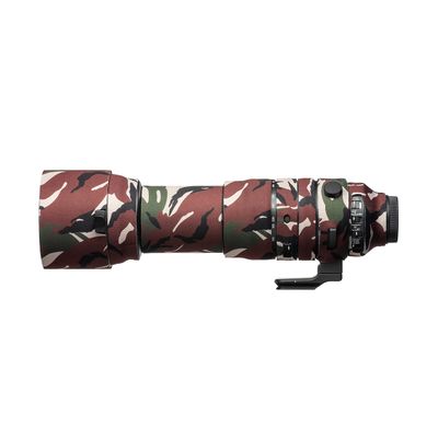 easyCover Neoprene Lens Protection Camouflage Cover Compatible with Sigma 150-600mm F5-6.3 DG DN OS Sports (Sony E) Green camouflage