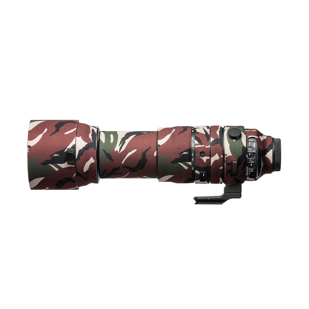 easyCover Neoprene Lens Protection Camouflage Cover Compatible with Sigma 150-600mm F5-6.3 DG DN OS Sports (Sony E) Green camouflage