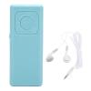 ASHATA MP3 Player for Running, Mini Portable HiFi Lossless Sound Player Radio Support 64G Memory Card for Students Travel Work Sports (Blue) view 1