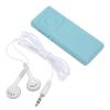ASHATA MP3 Player for Running, Mini Portable HiFi Lossless Sound Player Radio Support 64G Memory Card for Students Travel Work Sports (Blue) view 2