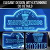 Custom Neon Beer Bar Signs For Home Party-Personalized Beer Mugs Name Sign for Man Cave Game Room- LED Bar-Decor -Customized Neon Sign For Wall Decor- Light Up Signs For Him, Dad, Husband (Movie Theater) view 2
