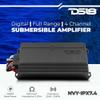 DS18 NVY-IPX7.4 Marine Amplifier Submersible 4-Channel Class D 4 Ohms 1440 Watts Full-Range Digital Rating IPX7 Waterproof AMP - Great for Boats, Powersports & Motorcycles view 2