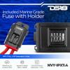 DS18 NVY-IPX7.4 Marine Amplifier Submersible 4-Channel Class D 4 Ohms 1440 Watts Full-Range Digital Rating IPX7 Waterproof AMP - Great for Boats, Powersports & Motorcycles view 3