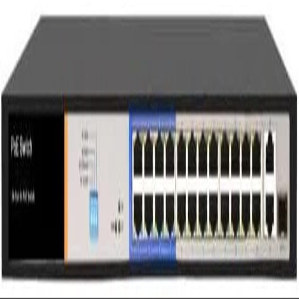 ENS POE-2402G 24-Port 10/100Mbps PoE Switch, Up to 820ft (250m) Long Distance, 8.8Gbps Bandwidth, 24 10/100Mbps PoE ports, 1 Gigabit Combo Port and 1 Gigabit Ethernet RJ45 Port
