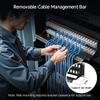 Cable Matters Rackmount or Wall Mount 2U 48 Port Keystone Patch Panel with Cable Management and Support Bar, 19-inch Blank Patch Panel for Keystone Jacks view 2