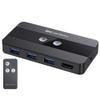Cable Matters USB 3.0 KVM Switch HDMI 4K@60Hz for 2 Computers with 3X 5Gbps USB Ports, HDMI KVM Switch 2 Port - RF Remote Control Included view 1