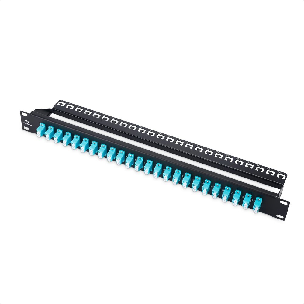 Cable Matters 1U Fiber Patch Panel, 48 LC OM3/OM4 Connectors