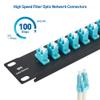 Cable Matters 1U Fiber Patch Panel, 48 LC OM3/OM4 Connectors view 3