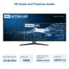Cable Matters 1x4 4K HDMI Extender Splitter, Supports 164ft for 4K@60Hz or 196ft for 4K@30Hz, Wall Mount 1-In-4-Out HDMI Over Ethernet Splitter, Local Monitor Loop-Out view 4