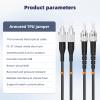 Jeirdus 40M FC to ST Outdoor Armored Duplex 9/125 SM Fiber Optic Cable Jumper Optical Patch Cord Singlemode 40Meters 130ft FC-ST view 2