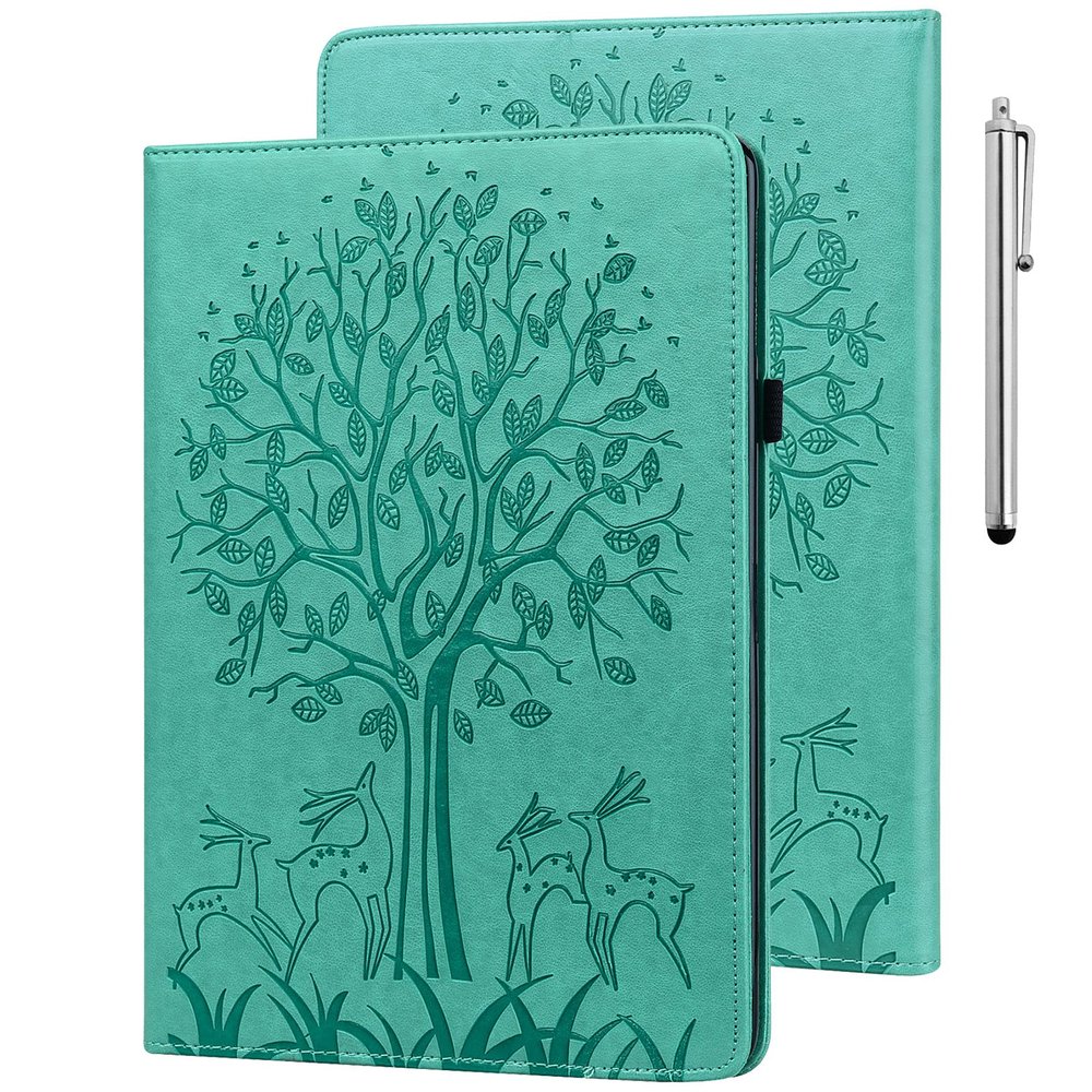 ALILANG Case for Huawei MediaPad M5 Lite 10 10.1 Inch Case 2018, PU Leather Card Slot Shockproof Smart Cover for Tablet Huawei M5 Lite 10 Case-Green