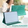 ALILANG Case for Huawei MediaPad M5 Lite 10 10.1 Inch Case 2018, PU Leather Card Slot Shockproof Smart Cover for Tablet Huawei M5 Lite 10 Case-Green view 4