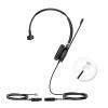 Yealink YHS36 Mono Telephone Headset with RJ9 Jack Phone Headset with Microphone Noise Canceling, Compatible Poly Snom Desk Landline Phones (2.1m Cable) view 1