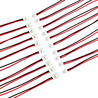 Babaobox 10pairs 24AWG JST ZH1.5mm 2PIN Micro Electrical Male and Female Connector Plug with 150mm Wire Cables
