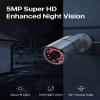 ZOSI 4K 16CH PoE Home Security Cameras System with 4TB Hard Drive,H.265 8MP 16 Channel CCTV NVR,12pcs 5MP Outdoor PoE IP Cameras,120ft Night Vision,Motion Detection,Remote Access,for 24/7 Recording view 3