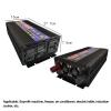LJZLJZ Pure Sine Wave Inverter, DC 12V 24V 48V 60V to AC 110V Voltage Converter,2000W 3000W 4000W Power, Solar Car Inverters with LCD Display,4000W-12V view 2