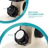 Microscope Kit 70X-400X Monocular Microscope with Bottom Lamp Slides Specimen Cells Watching Easy Use Microscope Lens Adapters view 3