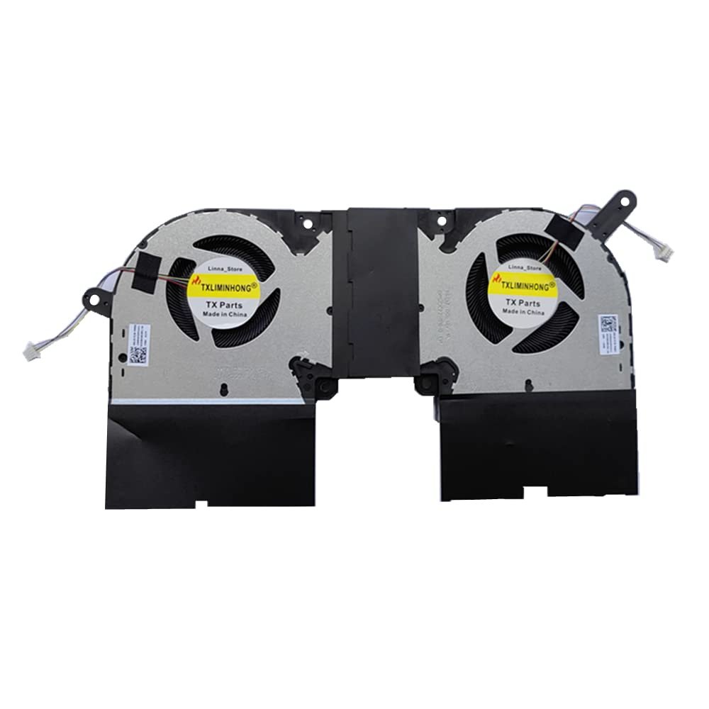 TXLIMINHONG New CPU and GPU Cooling Fan for ASUS Rog Strix Scar 17 2020 GL732LXS GL732LWS RTX2080 Series DFSCK22105182G FMB6 DFSCK22115181G FMB7 13NR0430P02011 13NR0430P01011 DC12V Fan