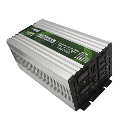LJZLJZ Pure Sine Wave Voltage Converter, Car Household Inverter, for Air Conditioners and Refrigerators, 3000W 4000W 5000W 6000W, Deal with Power Outages,5000W-12V